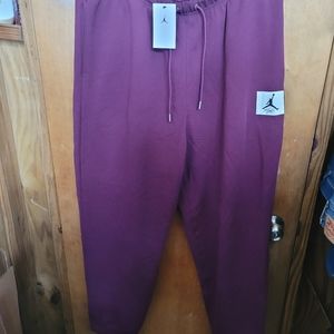 Air Jordan Nike Mens 3XL Essentials Fleece Pants Statement Zipper Pockets